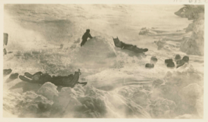 Image of Encampment on polar Sea